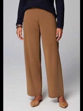 PureJill Wide-Leg Pull-On Pants